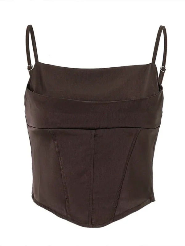 Lace-Up Backless Spaghetti Strap Crop Top – Elegant Summer Vibes - Image 5